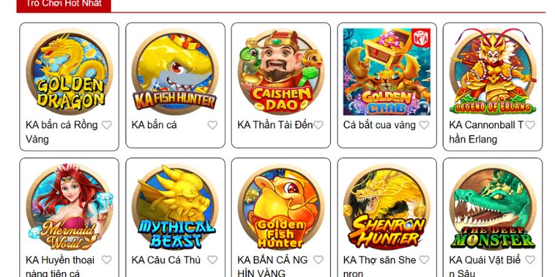 Sảnh cược giới thiệu gần 30 game bắn cá